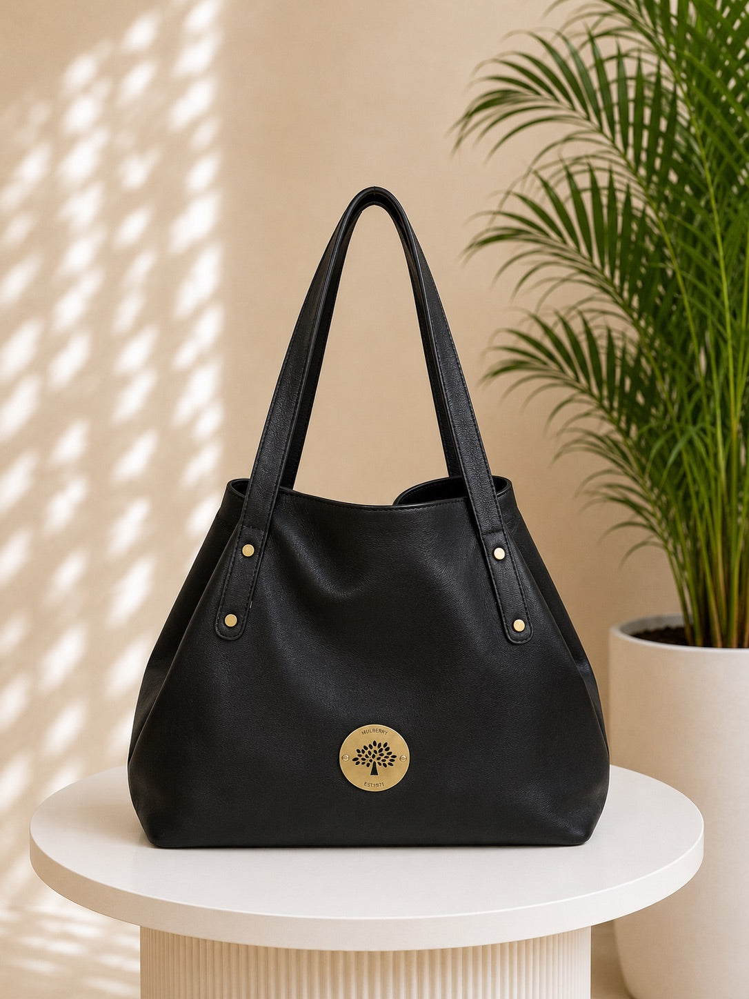 Vintage Black Tote