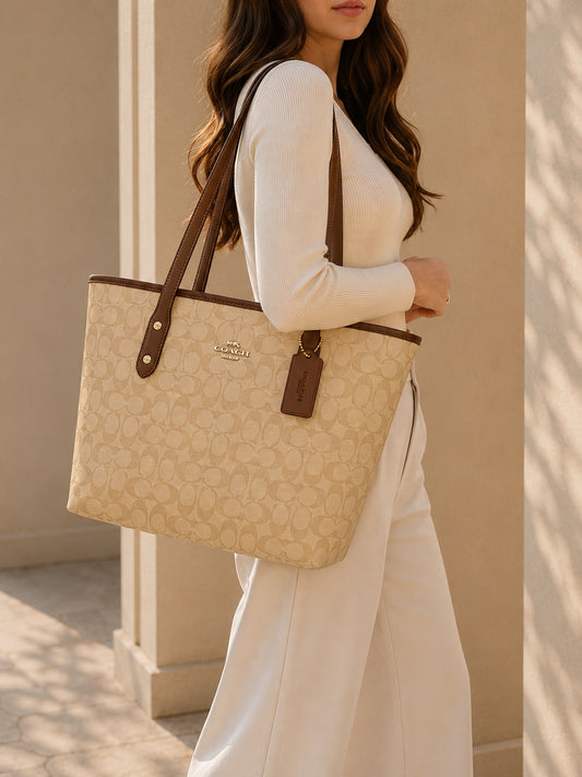 Classy Beige Tote