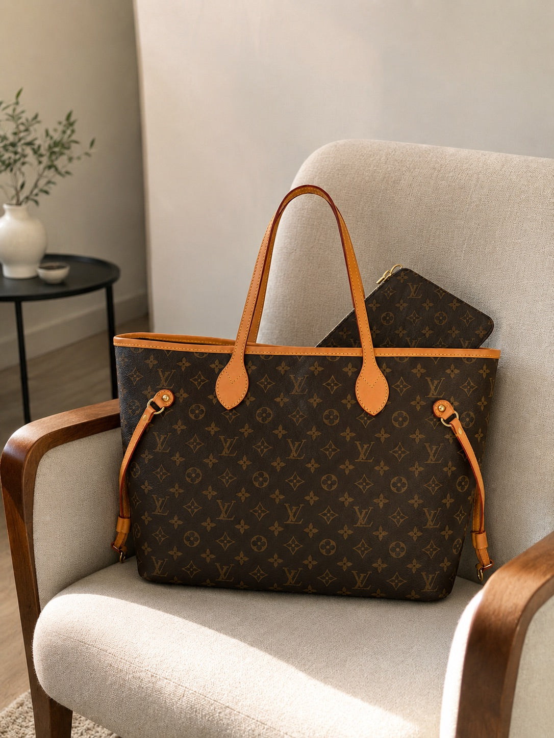 LV Brown Monogram Tote