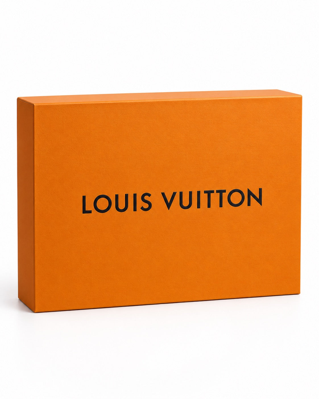 LV Black & White Clutch with Box