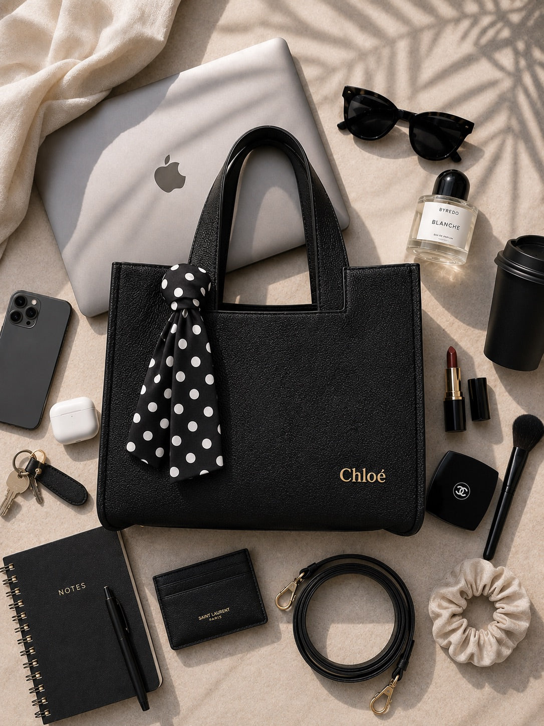 Elegant Black Tote