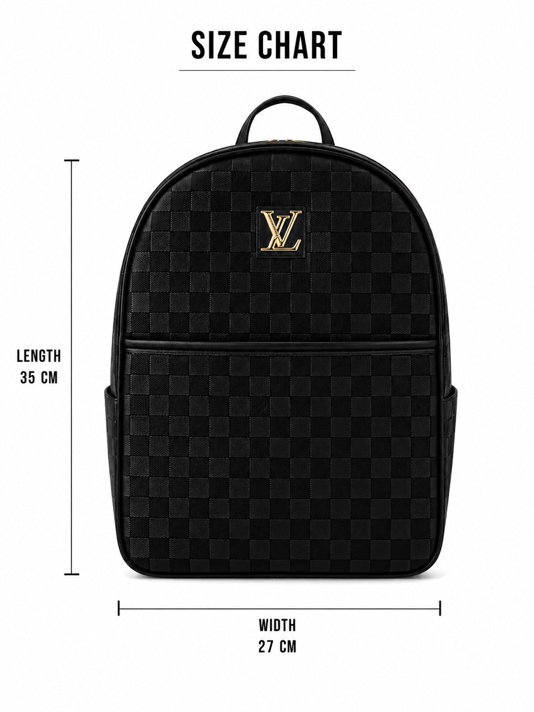 LV Black Monogram Backpack