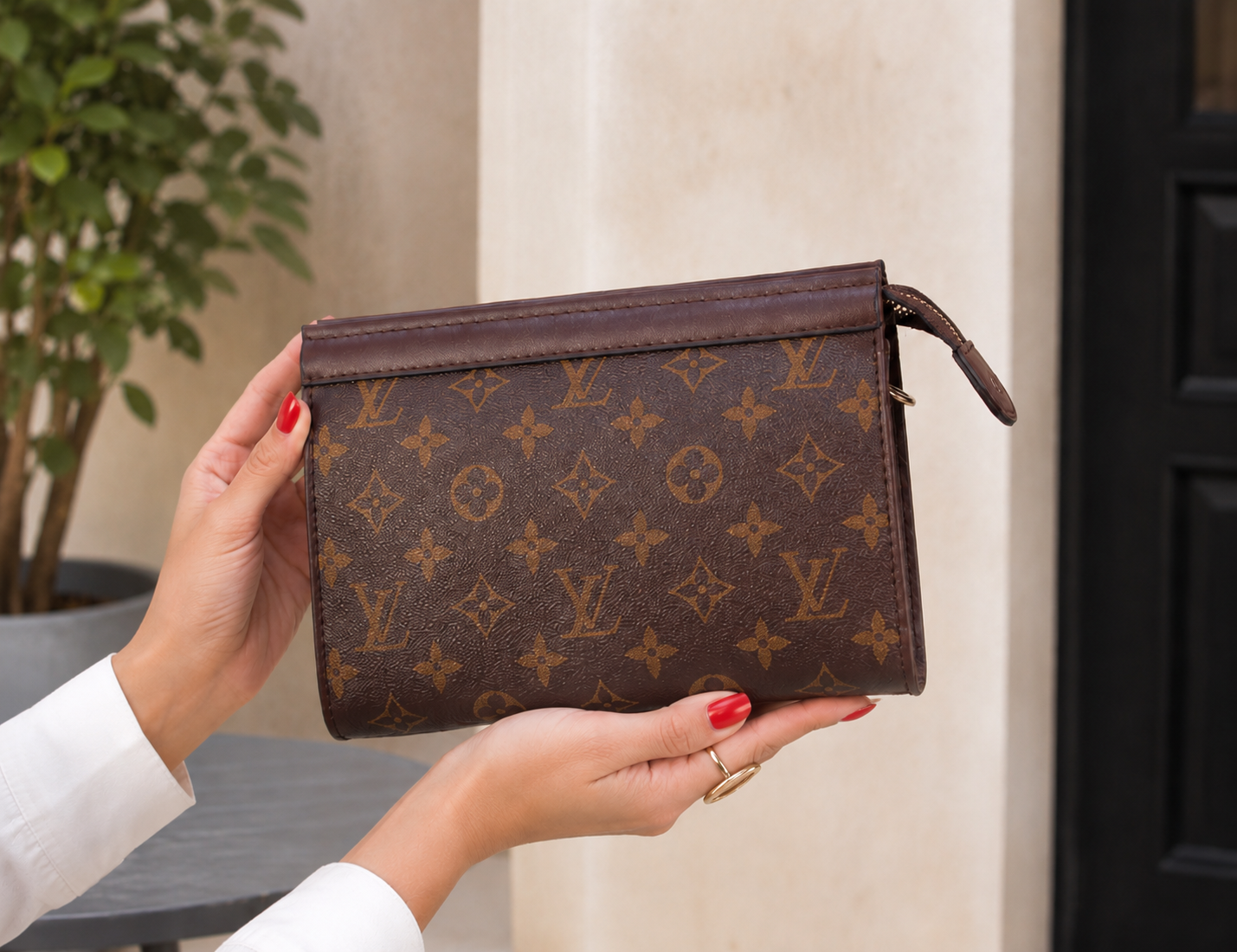 Everyday Brown Clutch