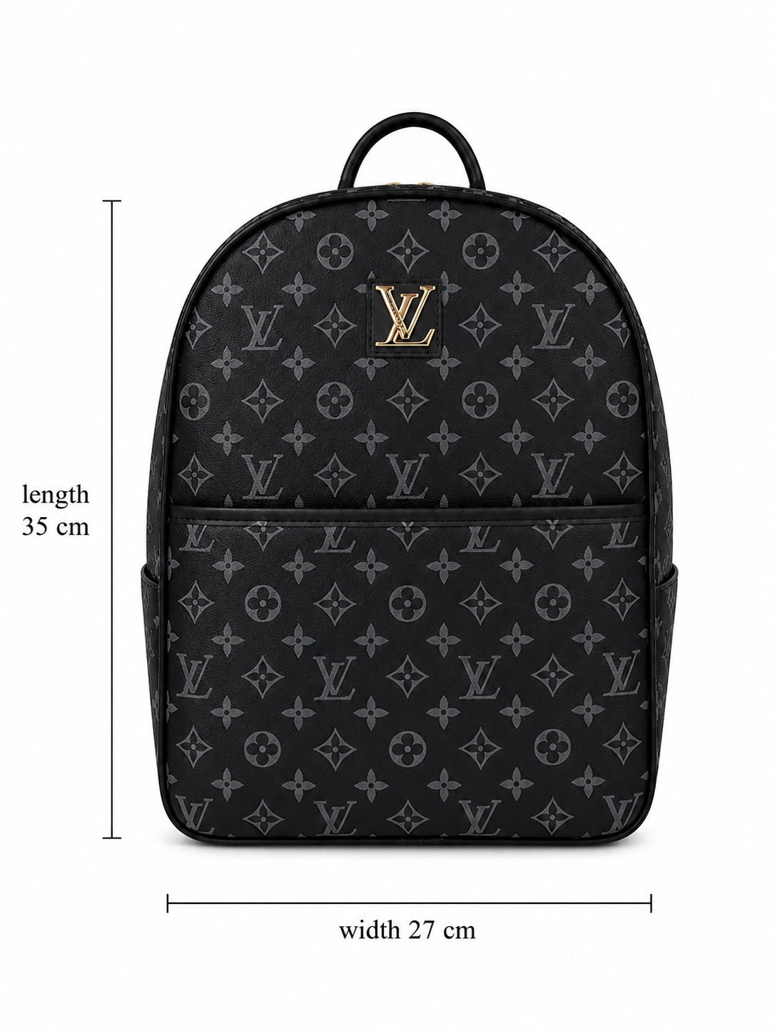 LV Black Backpack