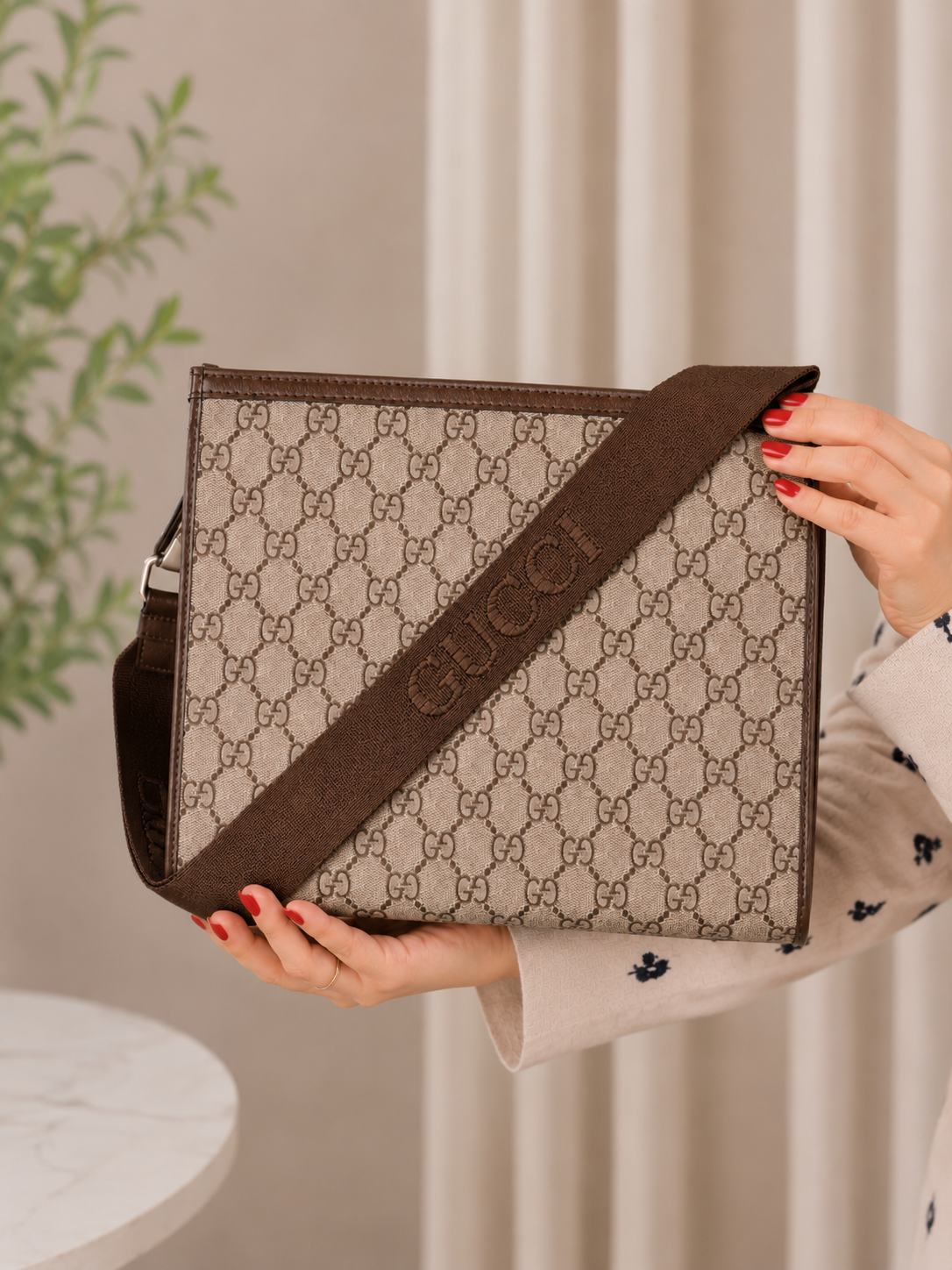 Elite Brown Clutch
