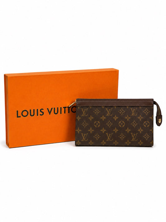 Brown Clutch with Box