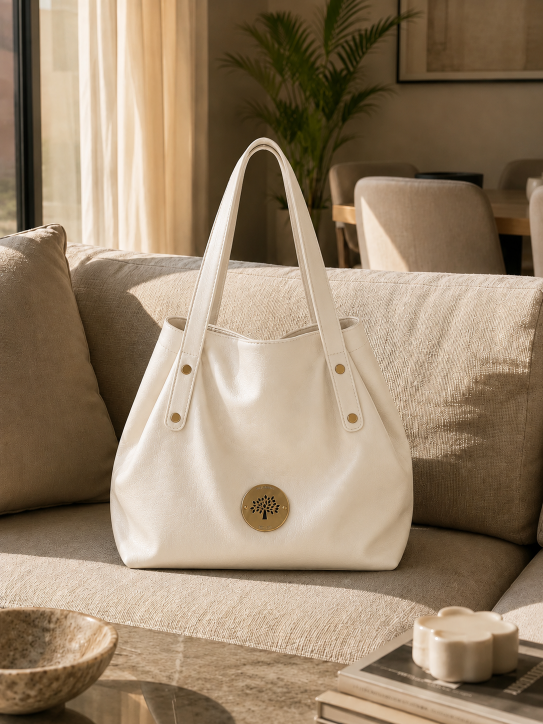 Vintage OffWhite Tote