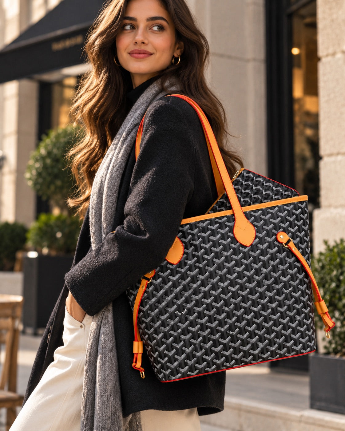 Goyard Black Tote