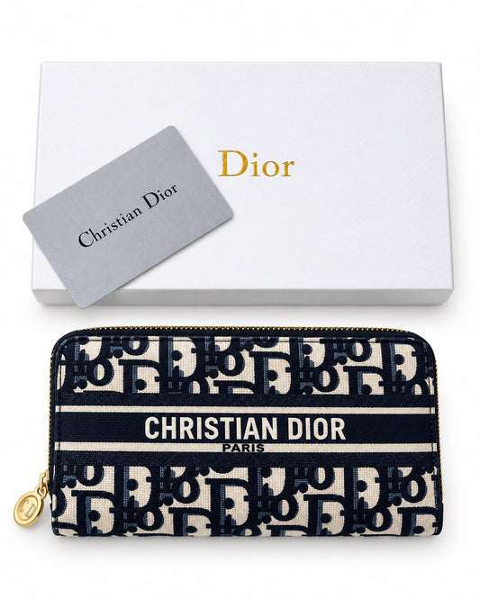 Dior Navy Wallet
