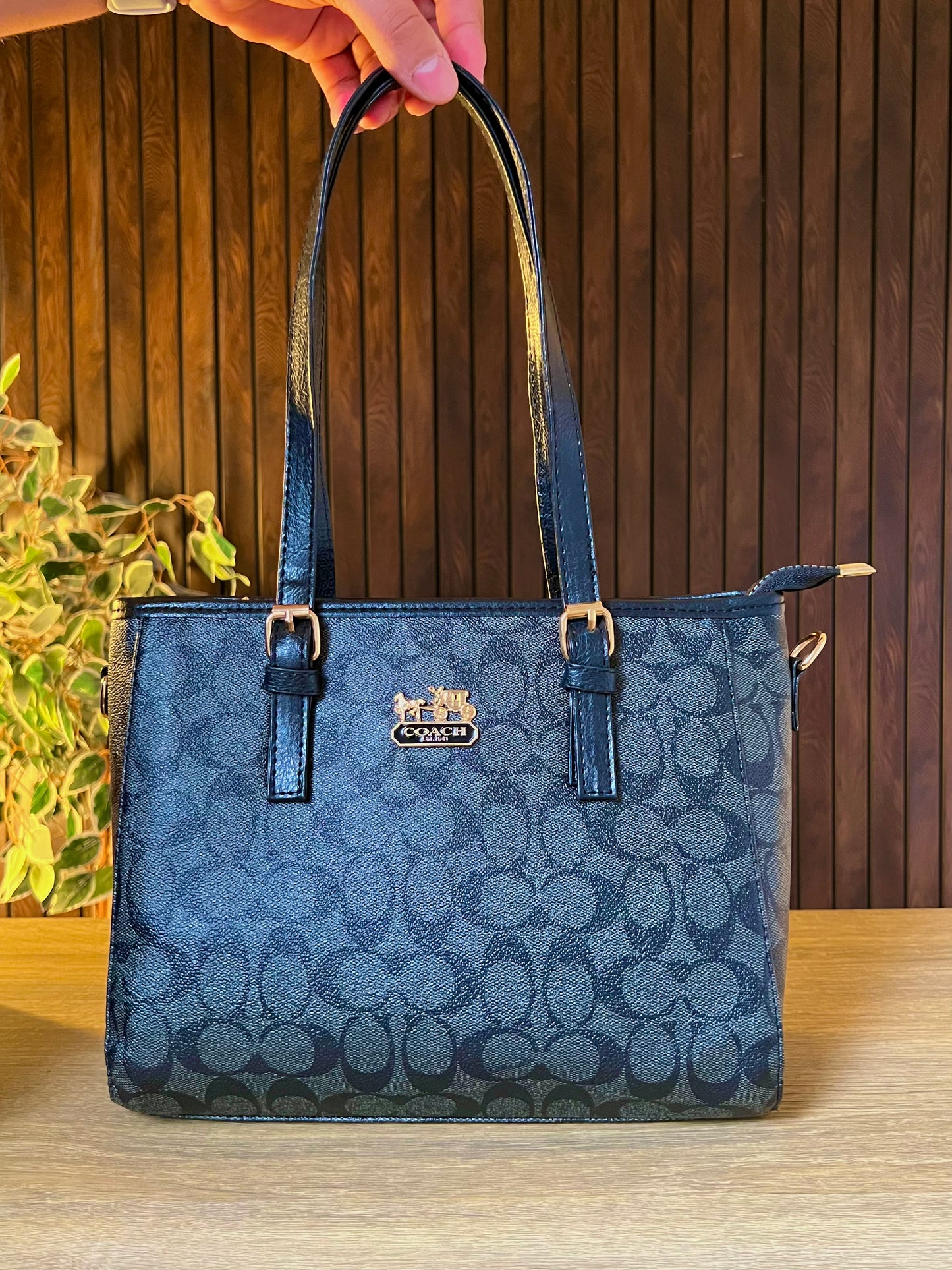 Coach Black Grey