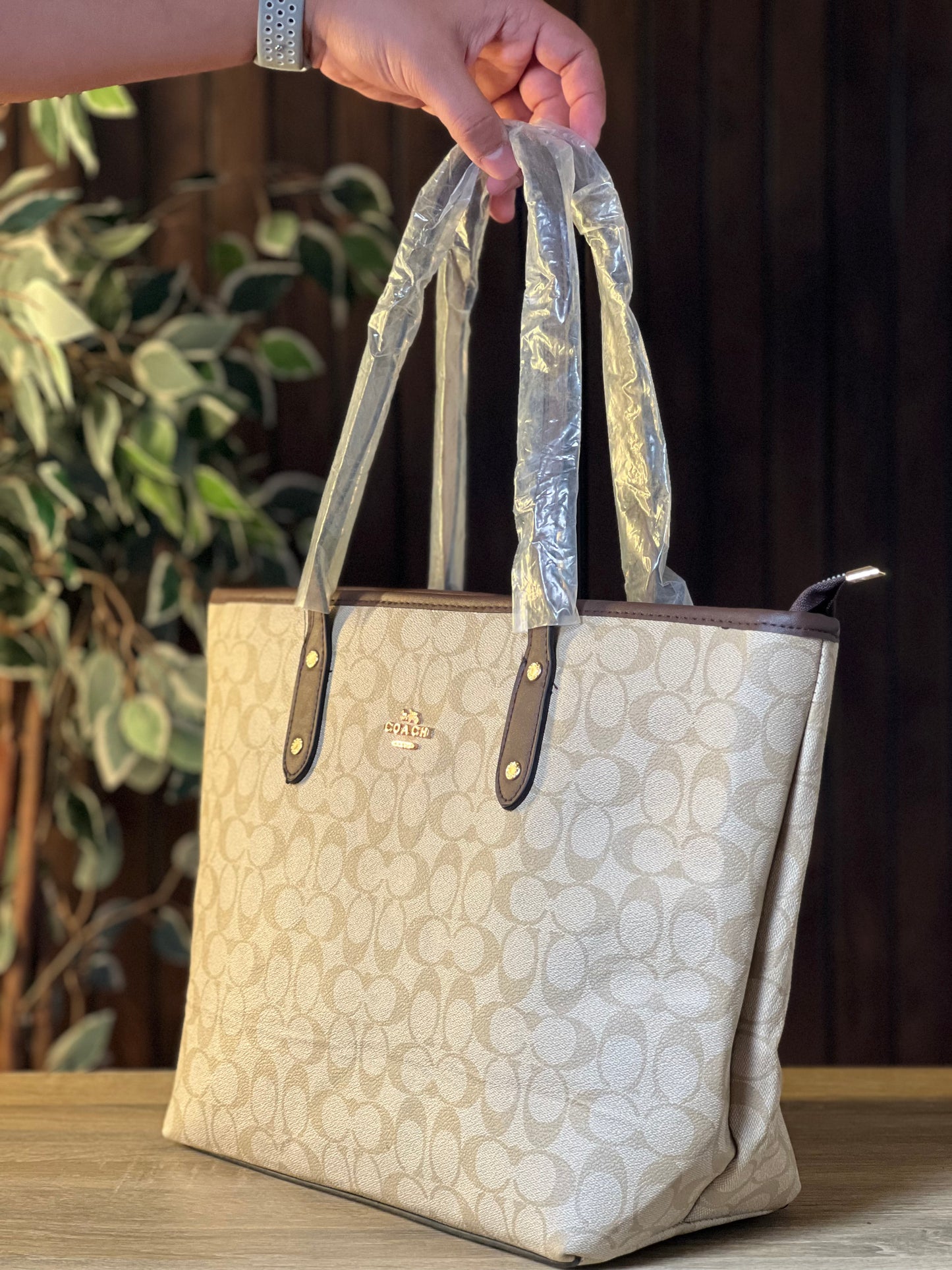 Classy Beige Tote