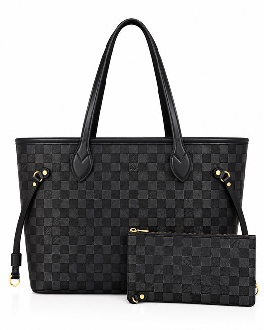 LV Black Monogram Tote