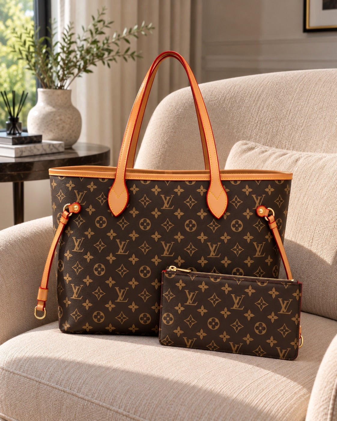 LV Brown Monogram Tote