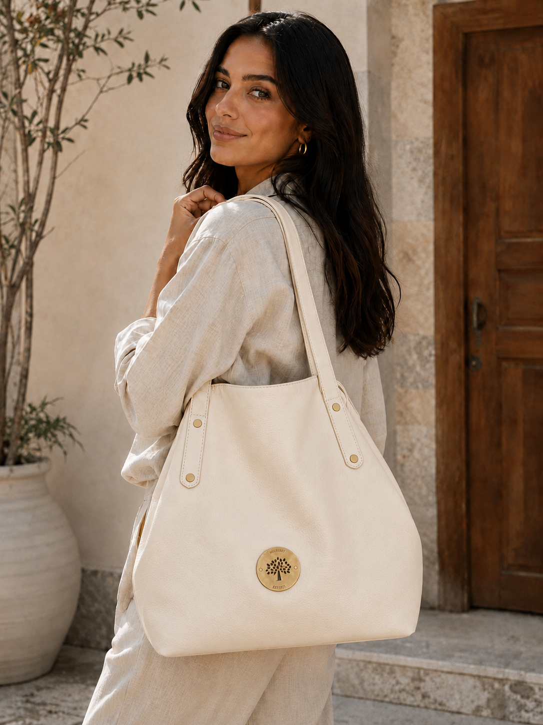 Vintage OffWhite Tote