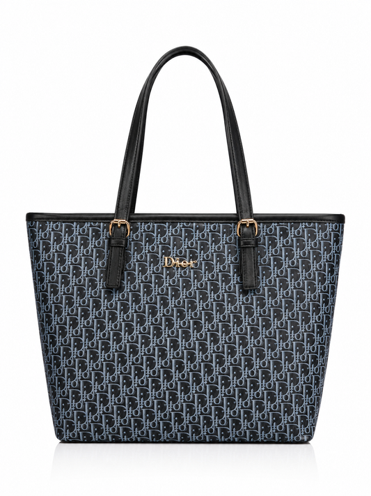 Black Dior Tote Bag