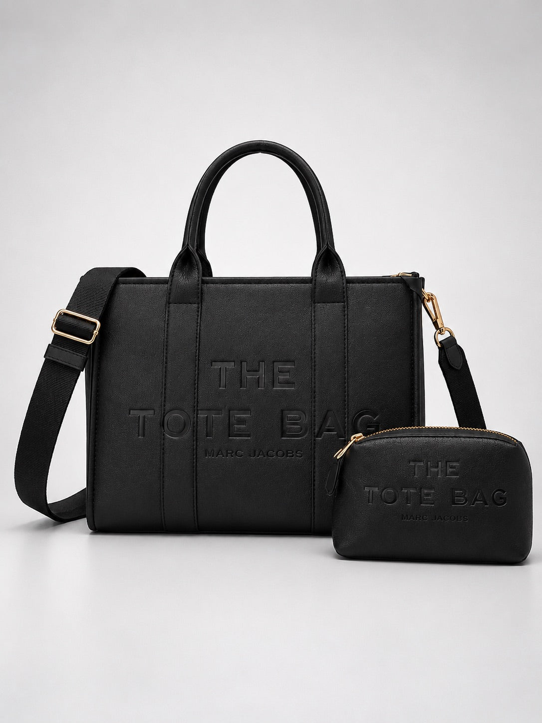 Everyday Black Tote Bag