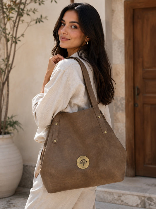 Vintage Brown Tote