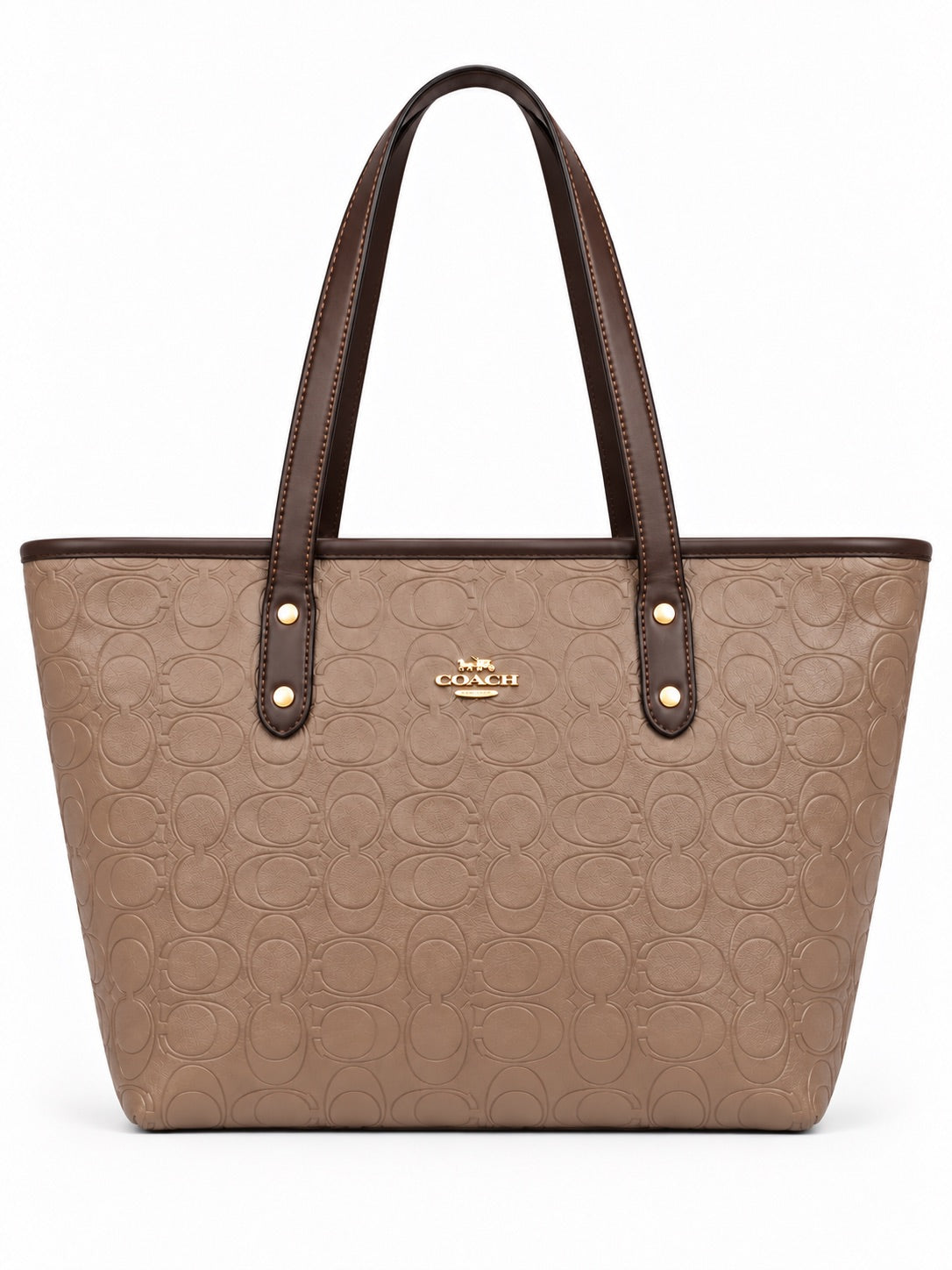Coach Coffe Brown Tote
