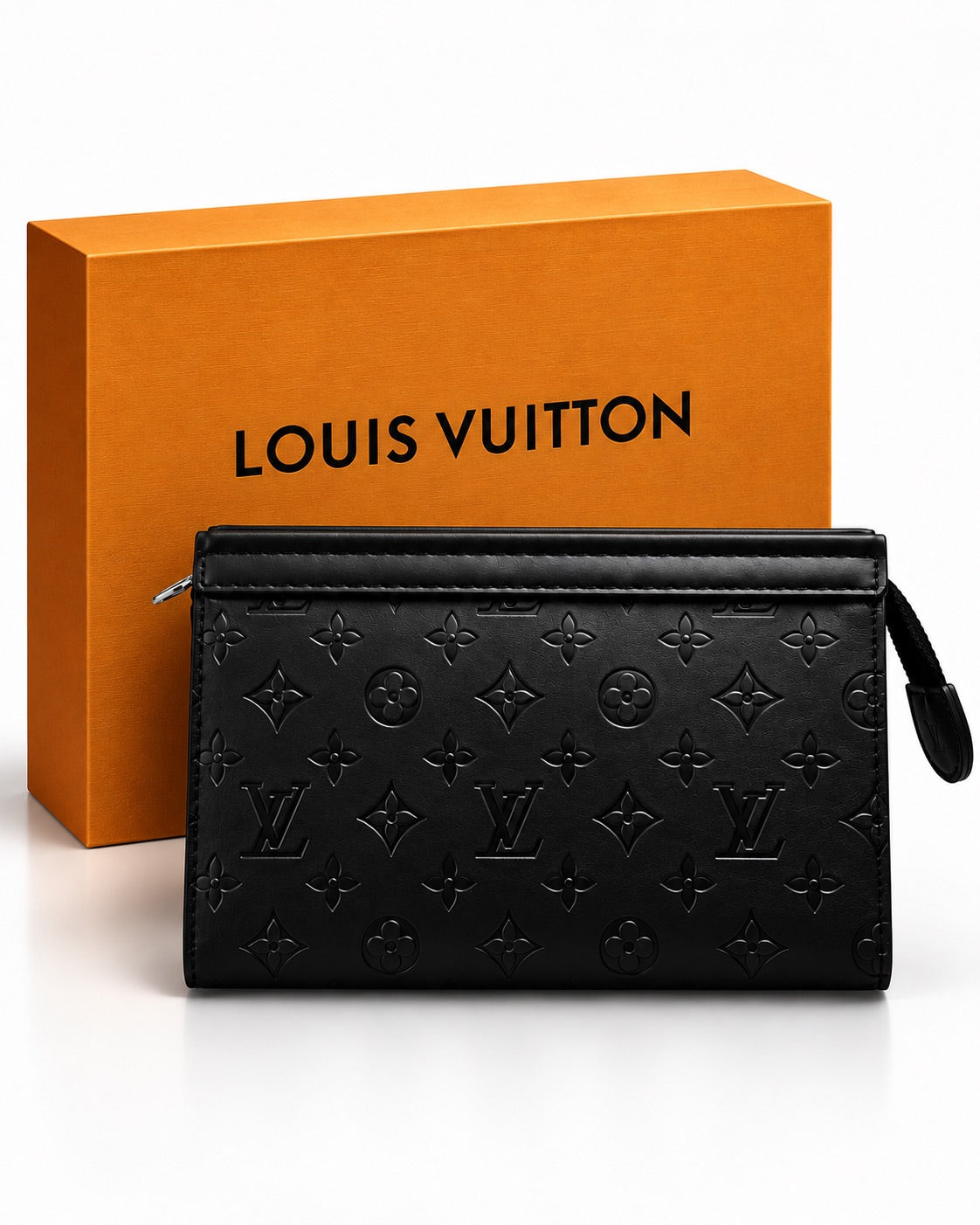 Black Clutch with Box
