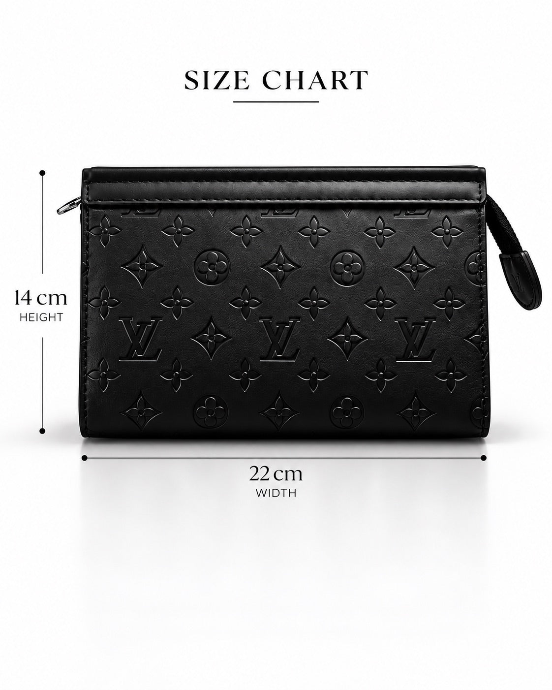 Black Clutch with Box