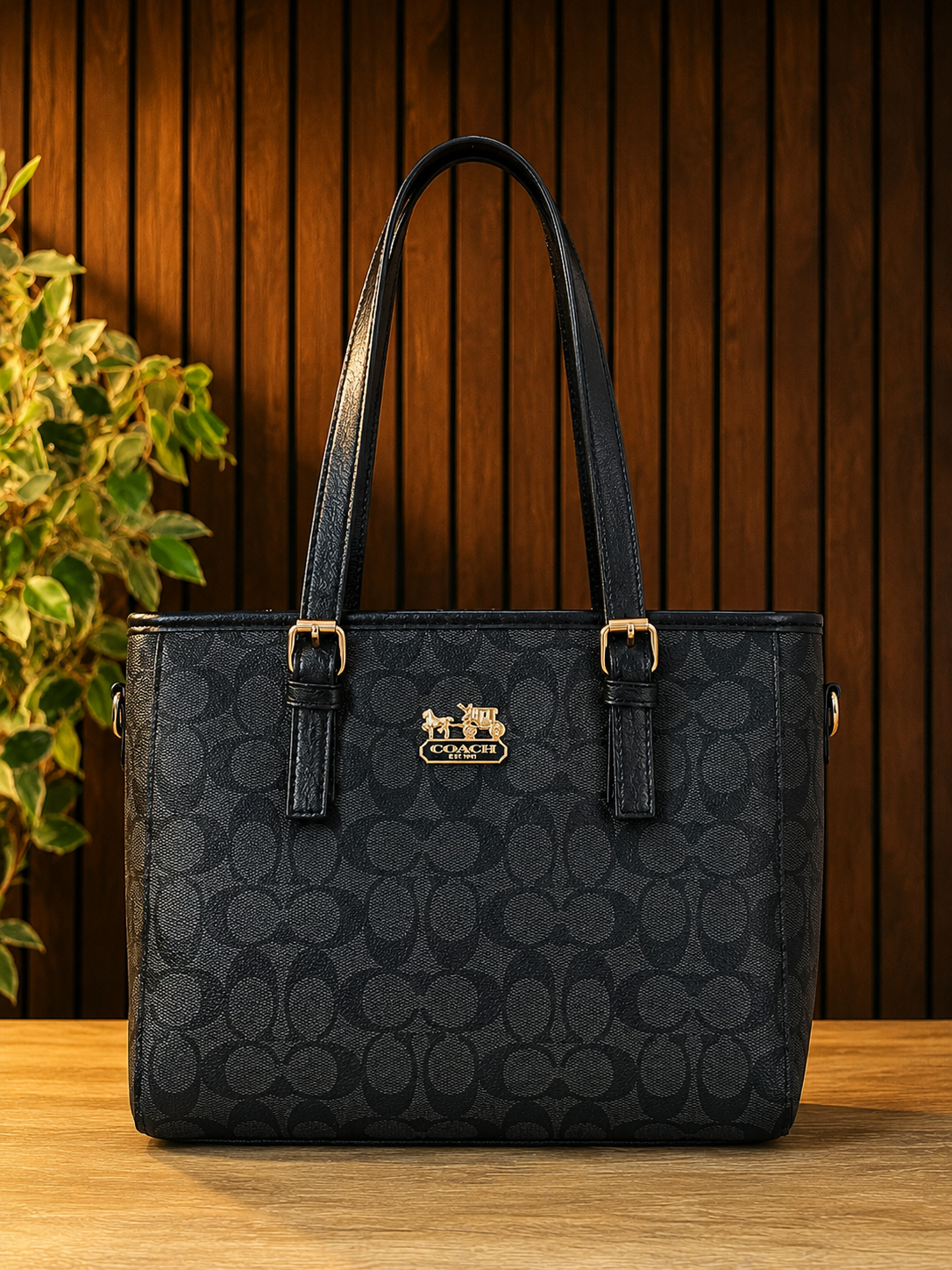 Coach Black Grey