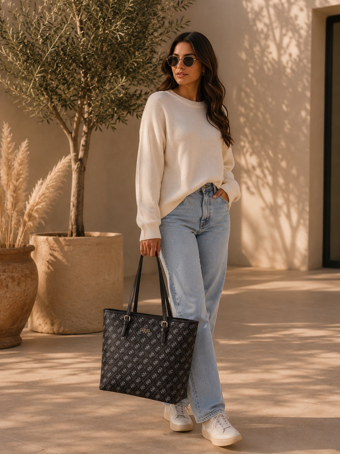 Guess Black Tote