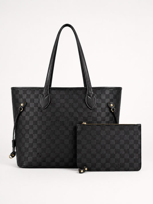 LV Black Monogram Tote