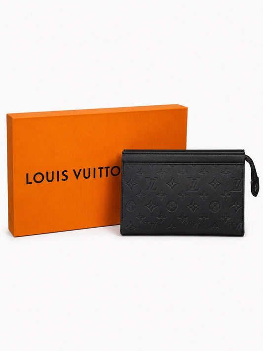 Black Clutch with Box