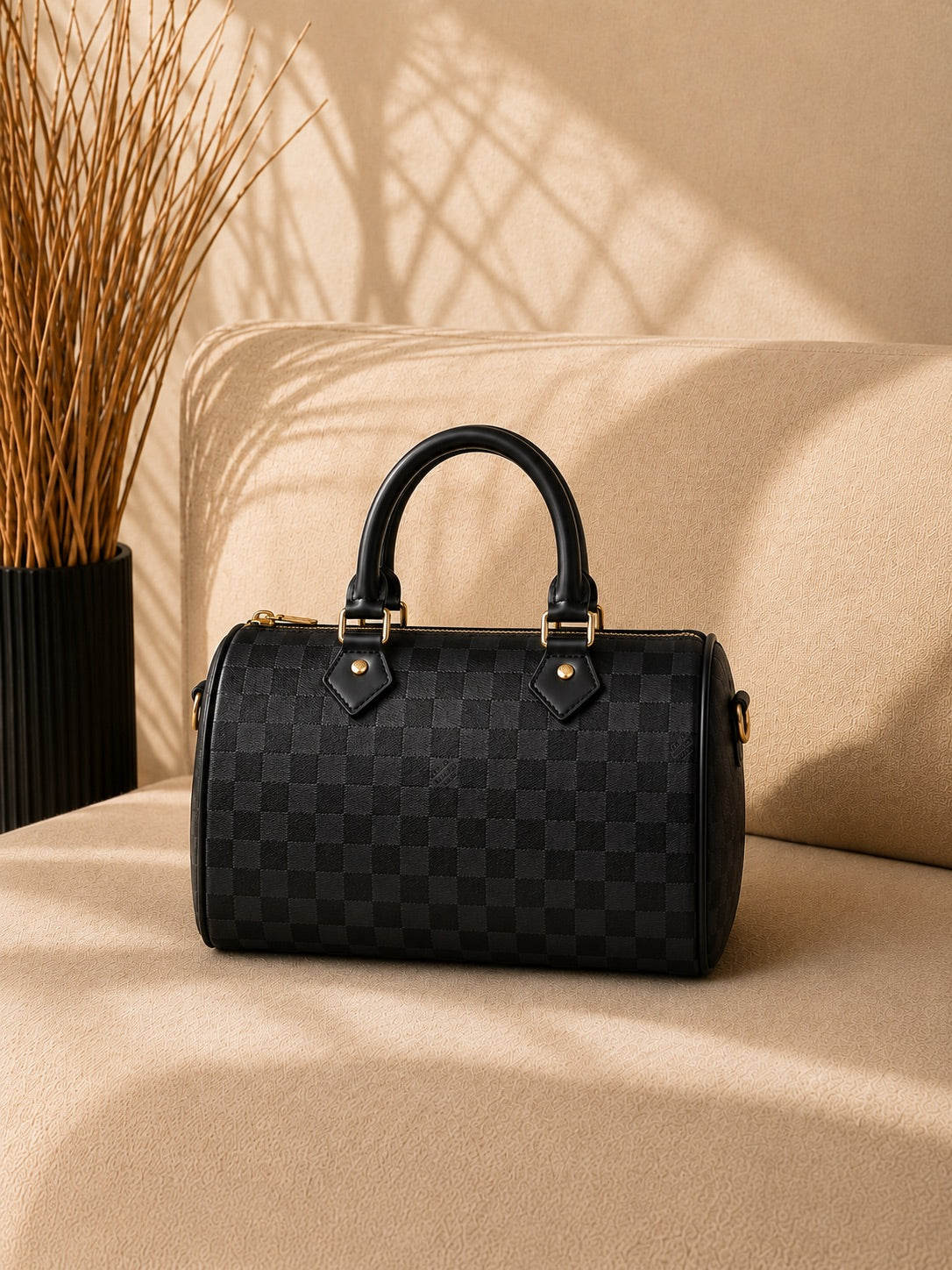 LV Black Cross Monogram